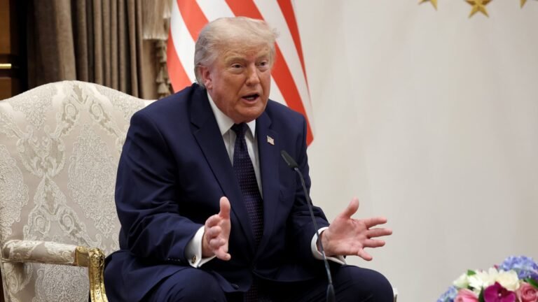 Trump talks Greenland at NATO, says U.S. could pull troops from Europe