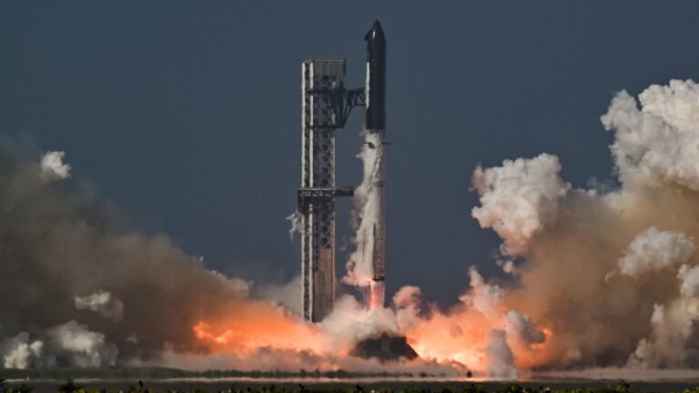 SpaceX launches massive Starship rocket in first test flight since IPO
