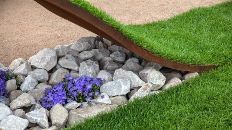 Backyards Are Trading Flat Lawns for Curves, Mounds, and Defined Paths