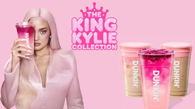 Dunkin’ x Kylie Jenner Launch King Kylie Collection of Pink Drinks