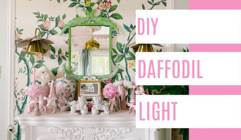 DIY Daffodil Light – at home with Ashley