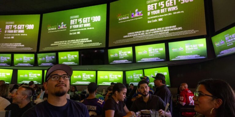 Americans wagered more on sports gambling than they spent on movies, museums, and music combined
