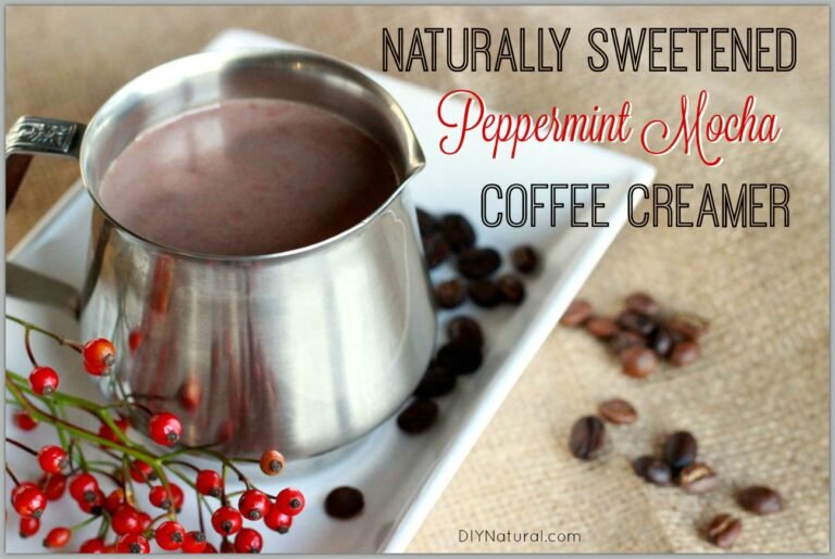 Homemade Coffee Creamer: A Peppermint Mocha Christmas Treat!