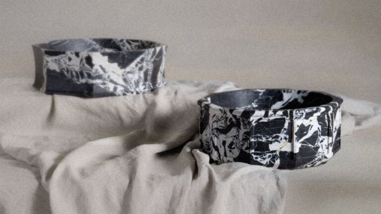 Luca Nichetto Designs Marble Washbasins With Octagonal Motif
