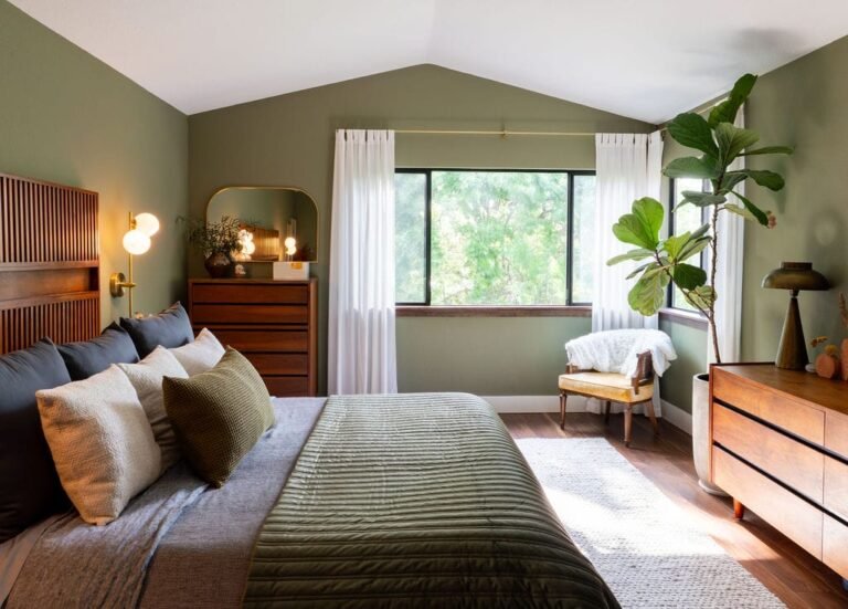 Before & After: Modern Vintage Bedroom Design