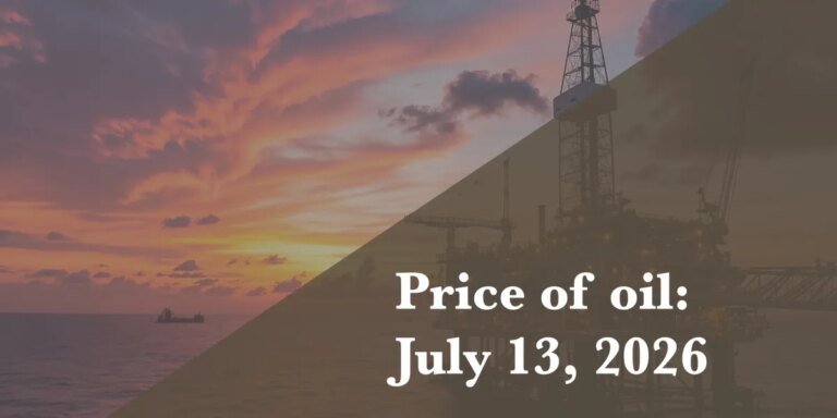 Current price of oil as of July 13, 2026