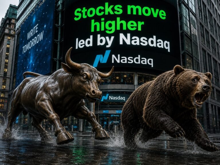 Rebound. Nasdaq indices are leading the way higher
