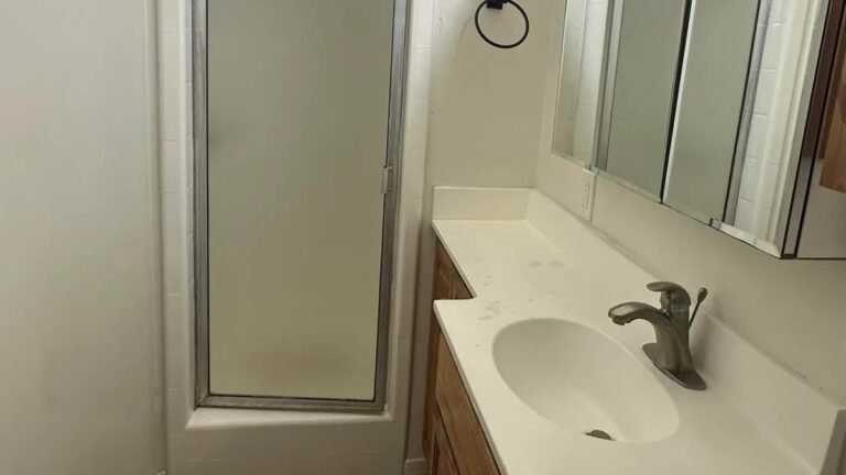 They Removed the Framed Shower and the Small Bathroom Took On a Custom Look