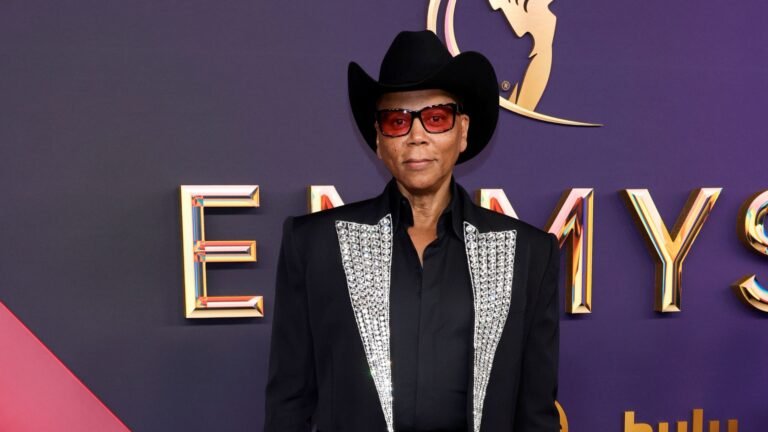 RuPaul’s dining room is filled with colorful and conversation touches