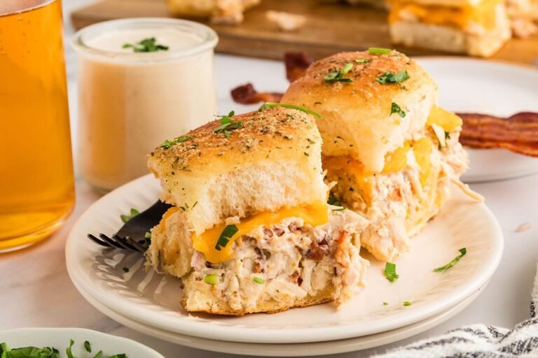 Chicken Bacon Ranch Sliders – TidyMom®