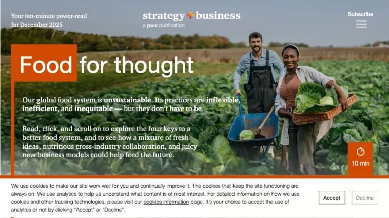 strategy+business | Food for thought