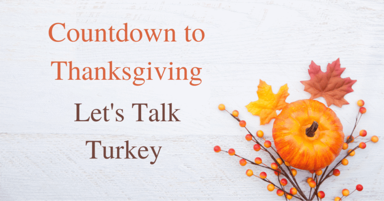 Countdown to Thanksgiving Day: Turkey Talk