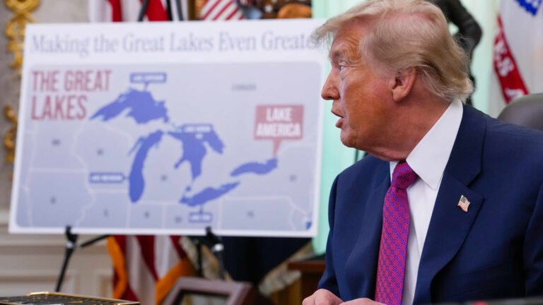 Trump renames Lake Ontario ‘Lake America’ amid Canada trade war