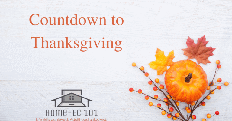 Countdown to Turkey Day: Guests are coming