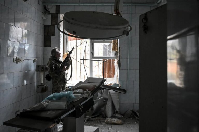 To Foil Hospital Attacks, National Guard Troops Use Ukrainian Tactics