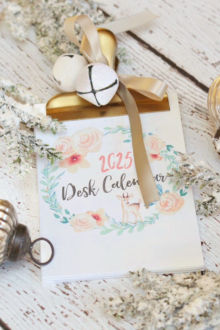 2025 Calendar Printable – Clean and Scentsible