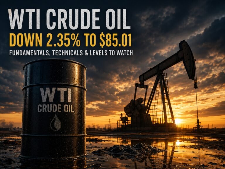 Crude oil futures settled at $85.01