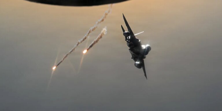 Battle for Hormuz: U.S. forces strike Iranian rocket launchers being used to deploy sea mines
