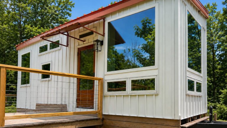 Black Mountain Tiny House has Brighest Layout With Elevated Living Area