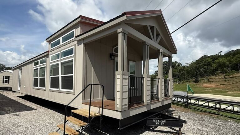 Butch Cassidy Tiny House has a Porch and Gourmet Kitchen
