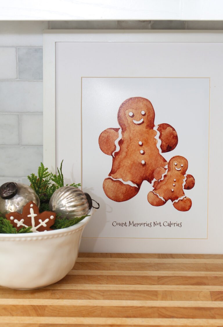 Christmas Gingerbread Printables – Clean and Scentsible