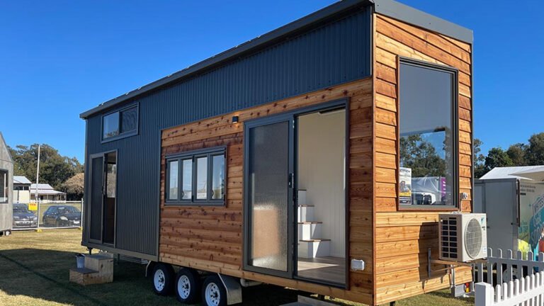 Dakota 8500 Tiny House has Roomy Loft and Downstairs Bedroom