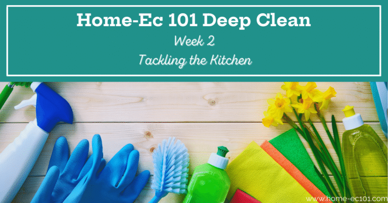 The Deep Kitchen Clean-Up – Home-Ec 101