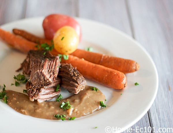 Pot Roast with Balsamic Gravy