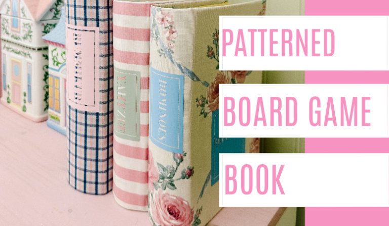 Patterned Board Game Books – at home with Ashley