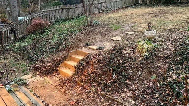 He Spent 400 Hours Reshaping an 8-Foot Backyard Slope and Turned It Into Usable Terraces