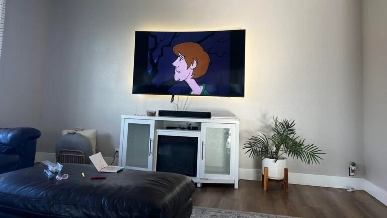 Couple Turned One Blank TV Wall Into Custom Built-Ins