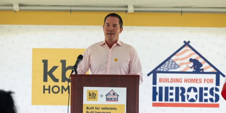 CEO of KB Home, Rob McGibney, has a plan to tempt first-time buyers into the market