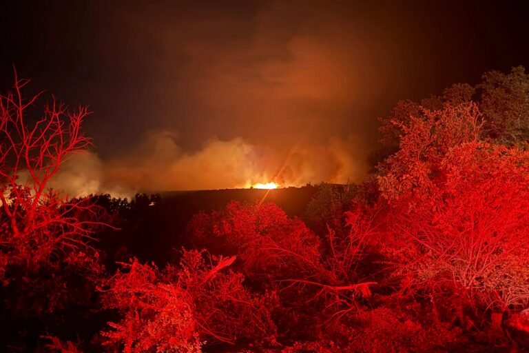Ross Fire Grows Into One of Largest Wildfires on Record in North Texas