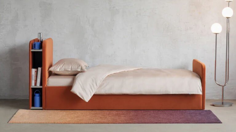 SAULUTĖ Upholstered Kids’ Bed Will be the Object of Your Envy