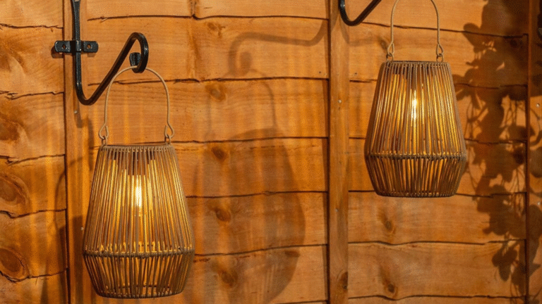 These Wall-Hung Lanterns Are Perfect For Narrow Gardens |