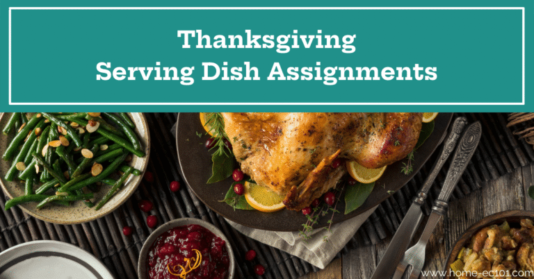 The Great Dish Assignment and Do you Know Where People Will Sit?