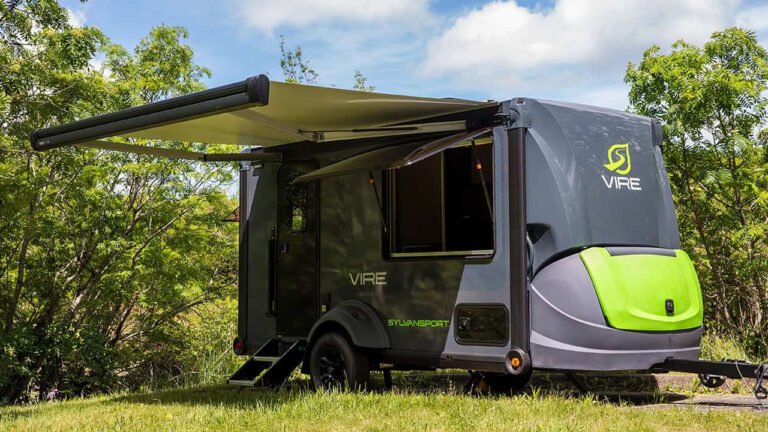 SylvanSport New Vire Camper Trailer Fits Bed, Bath and Kitchen