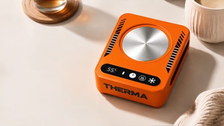 Therma Smart Coaster Keeps Your Drinks Chilled or Piping Hot