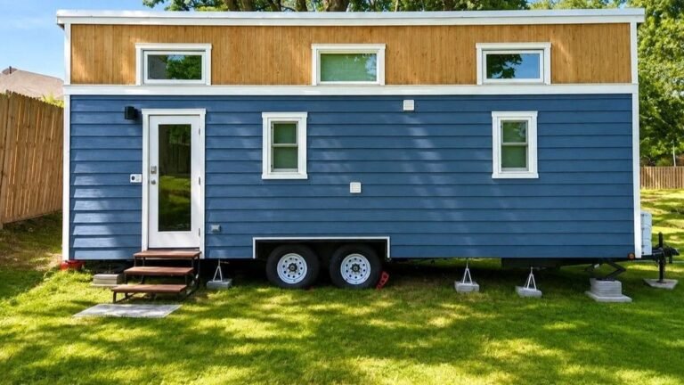 This 225-Square-Foot Tiny Home Has a Main-Floor Bedroom and Still Makes Room for Two Lofts