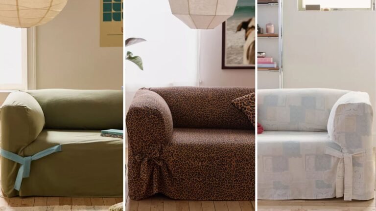 This $200 UO Slipcover Made Me Rethink My ‘Timeless’ Sofa