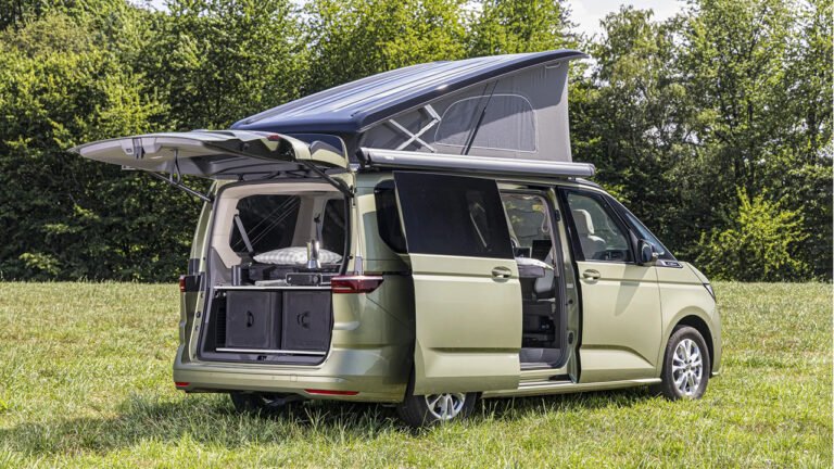Volkswagen California Beach Camper Van Gets Inflatable Bed, Kitchen Modules