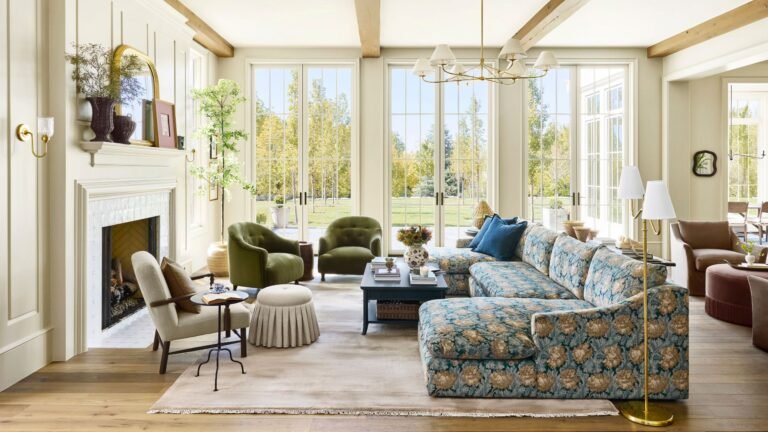 Shea McGee Spills the Secret to Styling a Floral Sofa