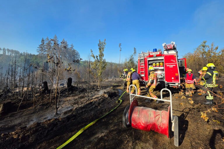 Germany Evacuates Nearly 2,000 People as Wildfire Spreads in the West