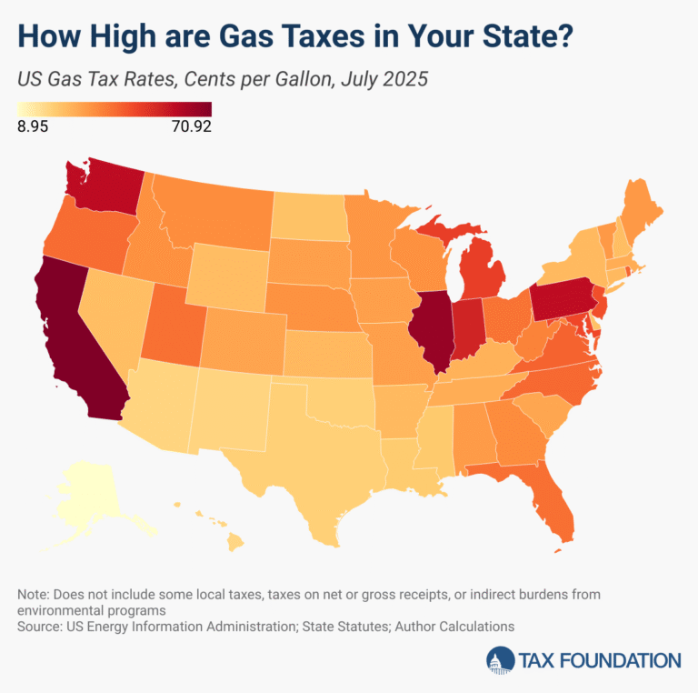 2026 Gas Taxes by State: Fuel Taxes Map