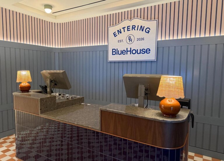 Inside JetBlue’s New BlueHouse Lounge in Boston
