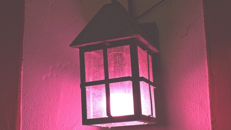 What Does A Pink Porch Light Mean?