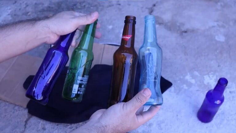 Don’t Toss Old Glass Bottles — Use Them To Make Beautiful DIY Pavers On A Budget