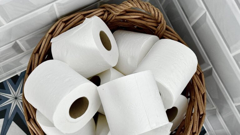 Turn An Old Hutch Top Into Gorgeous Toilet Paper Storage