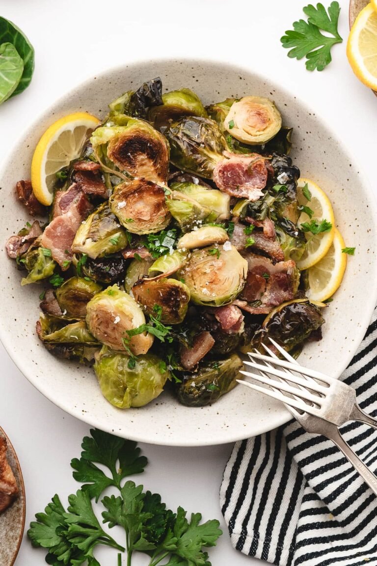 Maple Bacon Brussels Sprouts TidyMom®
