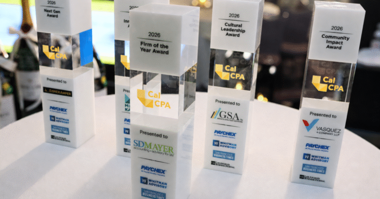On the move: CalCPA honors members